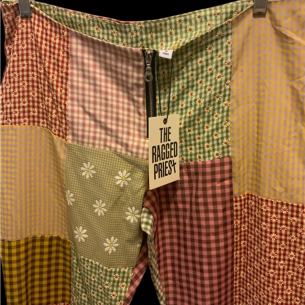 The Ragged Priest Multicolor Patchwork Pants - Picture 2 of 9